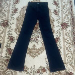 Express black denim jeans. Boot cut . Mid rise. Size 00R